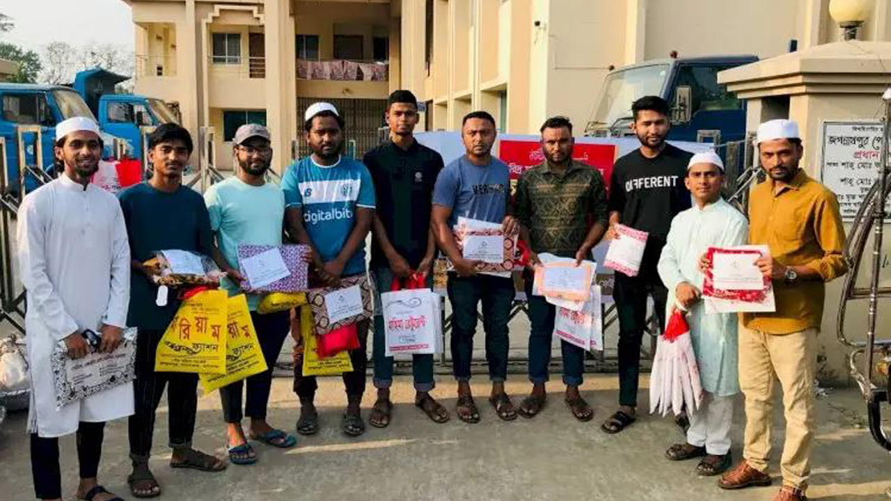জগন্নাথপুরে অসহায় মানুষদের মুখে হাসি ফুটালো ফেয়ার ফেইস